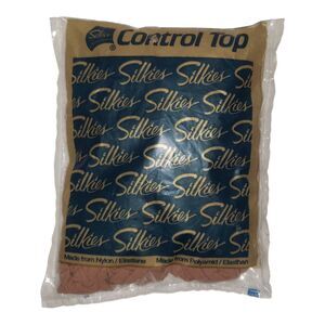 Vintage SILKIES X-Queen Control Top Pantyhose XXL 070601 NUDE New Made in USA